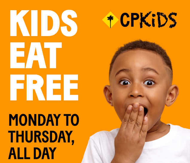 Kids Eat FREE at CPK Kahala!