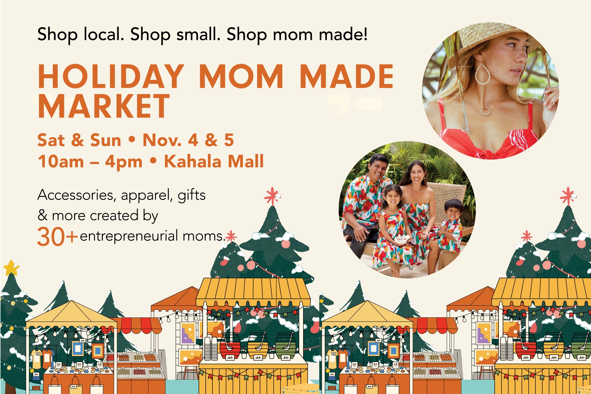 Our HOLIDAY Mom Made Market + Kahala Mall Shopping Event!