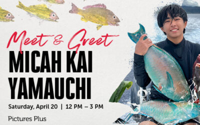Live Gyotaku Demonstration with Micah Kai Yamauchi at Pictures Plus